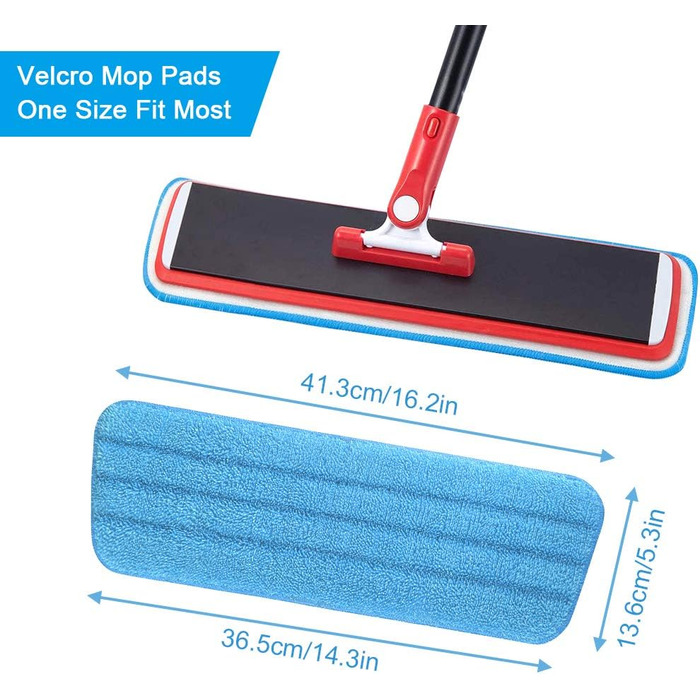 Чистячих подушечок з мікрофібри для швабри, змінна кришка для швабри для підлоги, поглинаюча чистяча подушечка для швабри з розпил