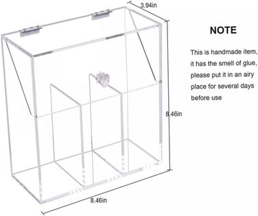 Органайзер акрилових пензлів для макіяжу Gcroet Прозорий акриловий органайзер для макіяжу з Lid Fund Тримач пензлів для макіяжу Коробка для зберігання косметичних пензлів Тримач пензлика з кришкою, макіяж