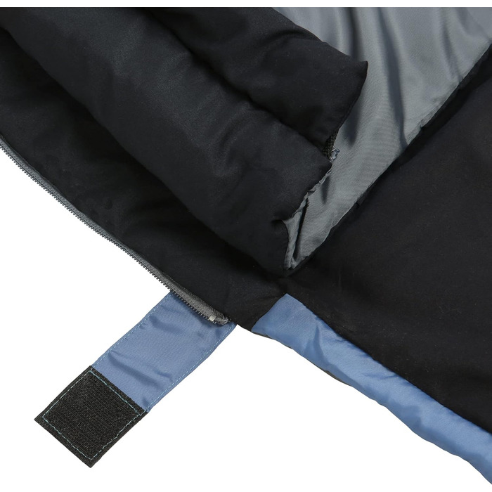 Ваш спальний мішок GEAR 2 Man Marin -7C Ковдра Спальний мішок 220x150 см Двоспальний мішок 3-4 сезони Синій сірий