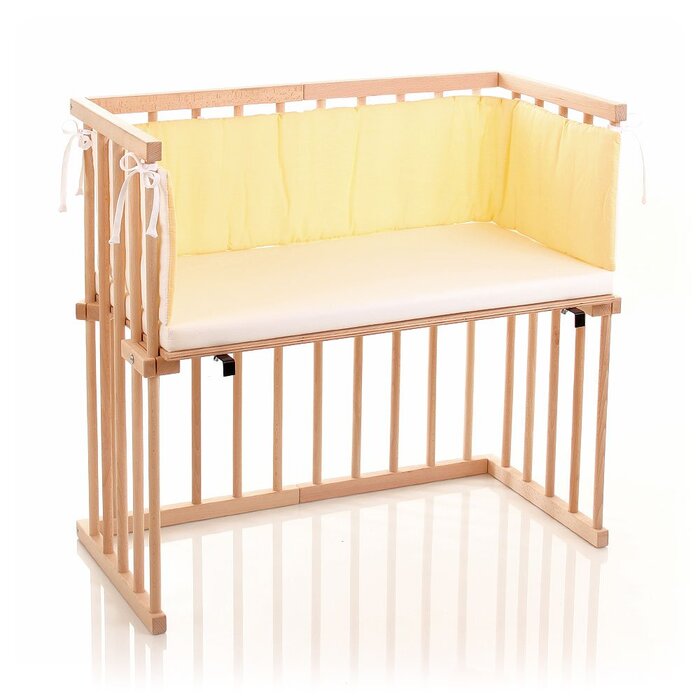 Приліжкове ліжко Dreamgood, букове дерево, в комплекті матрац Prime, білий.