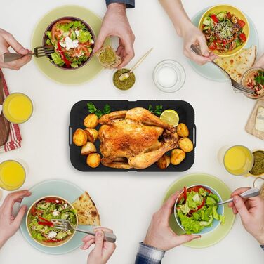 Аерофритюрниця Cathpetic Silicone Mold для Ninja Foodi Flexdrawer AF500EU.110.4L25.2L Ninja Af500 Silicone Mold Black, Ninja Foodi Flexdrawer Accessories Black-110.4L25.2L