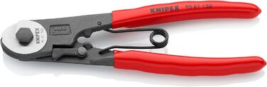 Кабелерізи Knipex Bowden чорні атраментовані, покриті пластиком 150 мм 95 61 150