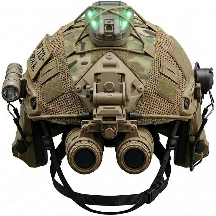 Тактичний шолом для пейнтболу PJ, швидкий військовий шолом з кріпленням для ПНВ та бічною напрямною рейкою CP