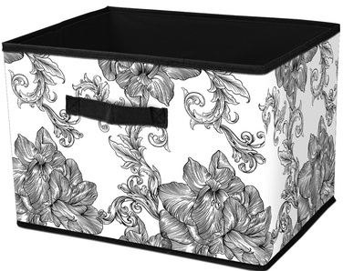 Кошик Idea Home NP-103R Anthracite Flowers 38x27x27 см (7058549)