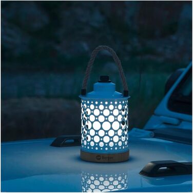 Ліхтар для кемпінгу BERGER Squillo Ліхтар для кемпінгу з акумуляторною батареєю та USB-портом живлення 3 регульовані колірні температури Акумуляторний кемпінговий ліхтар для використання без живлення від мережі Ліхтар для кемпінгу на випадок відключення е