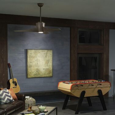 Стельовий вентилятор Light experiences зі світлодіодним підсвічуванням і пультом дистанційного керування Ø142см з можливістю регул