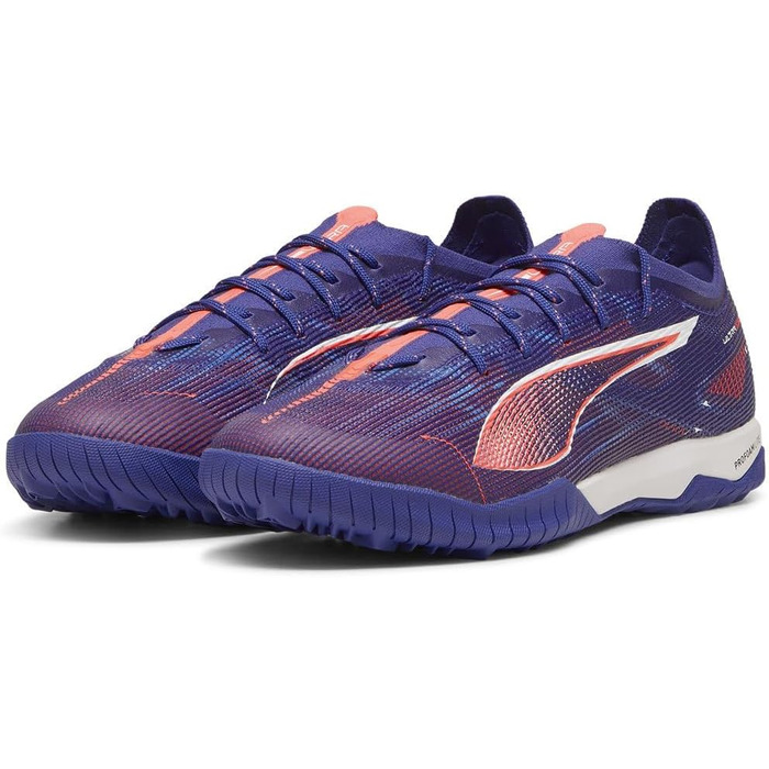 Футбольні черевики PUMA Unisex Ultra 5 Pro Cage 44.5 EU Lapis Lazuli Puma White Sunset Glow
