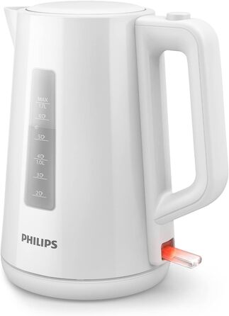 Чайник Philips, об'єм 1,7 л, зі світловим індикатором, на підставці Пірует, білий (HD9318/00) Білий