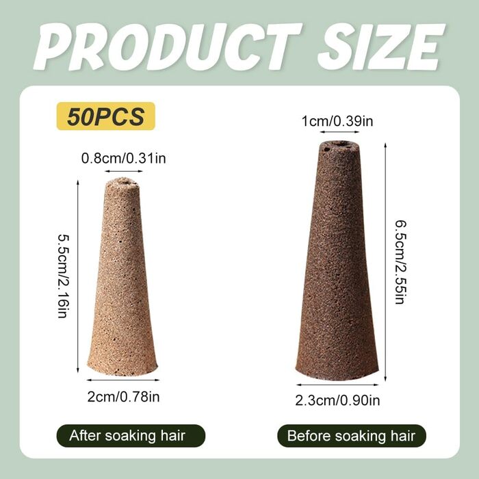 Змінні губки для розмноження, запасні губки для росту для систем гідропонного вирощування Насіннєві стручки для старту Губки для росту коренів для систем гідропонного вирощування Набір для гідропоніки в приміщенні, 50 шт.