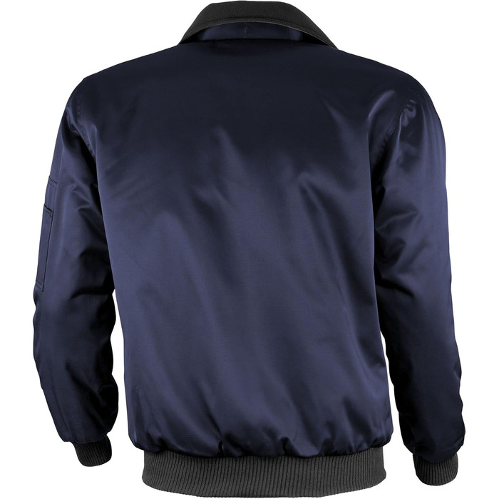 Куртка пілот 60 бавовна/40 поліестер з щільним стьобаним утеплювачем та щільними рукавами, розмір M, темно-синій