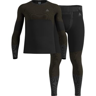 Комплект термобілизни Odlo Men&39s Fundamentals Performance Warm Set (), розмір L, чорний
