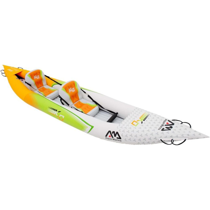 Надувний каяк vidaXL Aqua Marina Betta HM K0 для 2 осіб, різнокольоровий