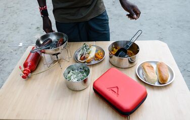 Набір посуду MSR Alpine Nesting Bowl, сріблястий, один розмір