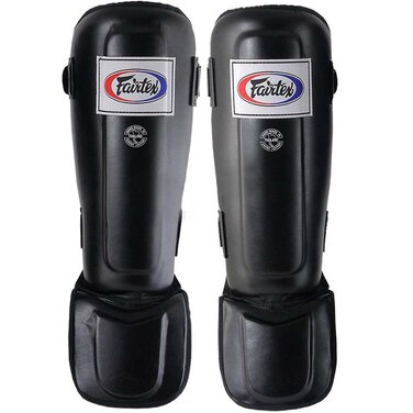 Щитки для гомілок Fairtex, SP3, чорні, щитки для гомілок, щитки для MMA XL