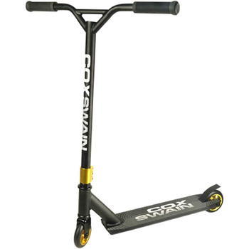 Самокат Cox Swain Stunt Scooter X-200 Black/Gold (колеса з алюмінієвою серцевиною)