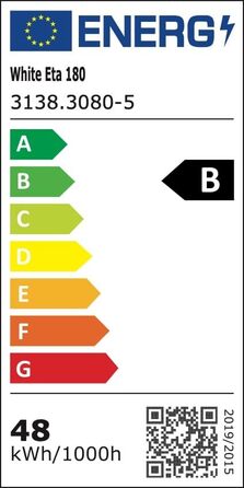 Світлодіодна стрічка iluminize White Eta 180, 8,7 Вт/м, 10 мм, 24 В - висока ефективність (3000K IP20)