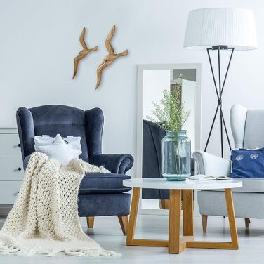 Настінний об'єкт Boltze Чайка (настінний декор з дерева, птахи, морський мотив, фреска для передпокою / вітальні / їдальні) 100794