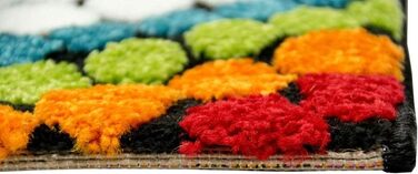 Килим для вітальні сучасний килим для вітальні райдужний різнокольоровий розмір 200 x 290 см