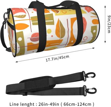 Сумка-дафл для подорожей та спорту в стилі середини століття Herbst Herren (чоловіча) для ручної поклажі, на вихідні, або на ніч