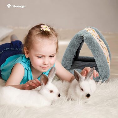 Трубки та тунелі Niteangel для морських свинок, карликових кроликів, кроликів, морських свинок та інших дрібних тварин (Трикутник)