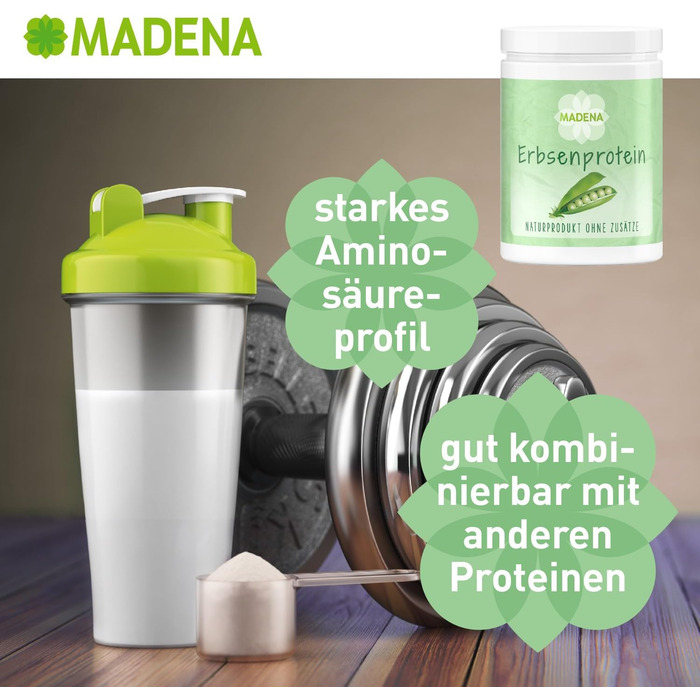 Гороховий протеїновий порошок MADENA 1 кг