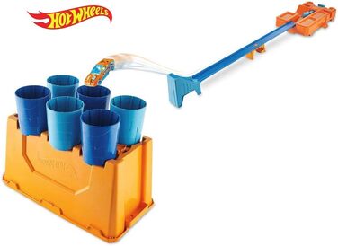 І Starter, гоночний трек для іграшкових автомобілів для віком від 6 років, 91 - Track Builder Barrels Stunt Box