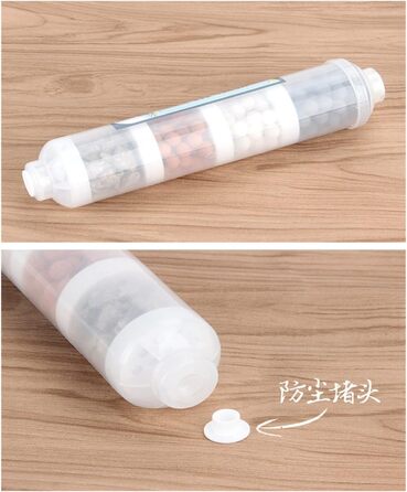 Фільтр для води під раковиною. Мінералізуючий слабколужний багатоступеневий фільтр із каменю Майфан з фільтром дальнього інфрачервоного випромінювання PH/кальцію з 2-компонентним розємом (6t 6 точок)