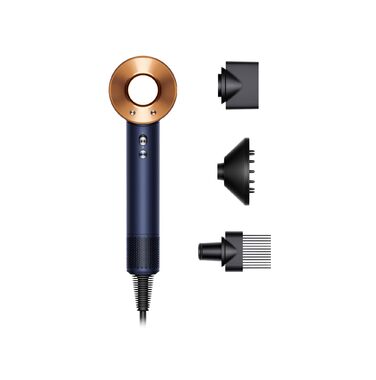 Фен Dyson Supersonic CurlyCoily для кучерявого та жорсткого волосся (темно-синій/мідний)