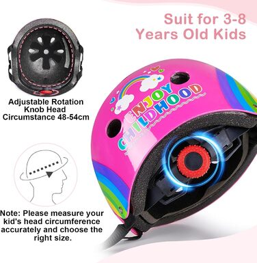 Велосипедний шолом Дитячий шолом Єдиноріг Дитячий шолом Дівчачий шолом для фігуристів Шолом для скутера та їзди Шолом для хлопчикі