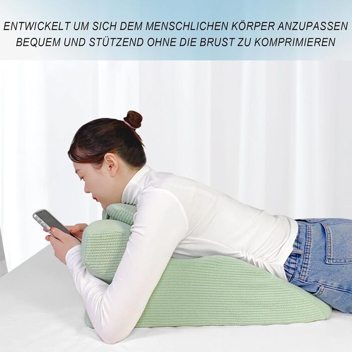 Подушка для читання та клиноподібна подушка для підняття ніг, подушка для рефлюксу, яку можна використовувати як зручну подушку для спини, подушка для підтримки ніг, знімна багатофункціональна подушка для ліжка, дивана, сидіння, сну, відпочинку (темно-сір