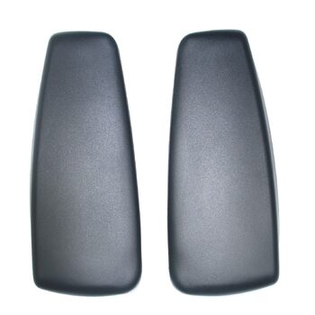 Замінні накладки на підлокітники, сумісні з кріслом Herman Miller Embody, змінні накладки на підлокітники, чорні (пара)