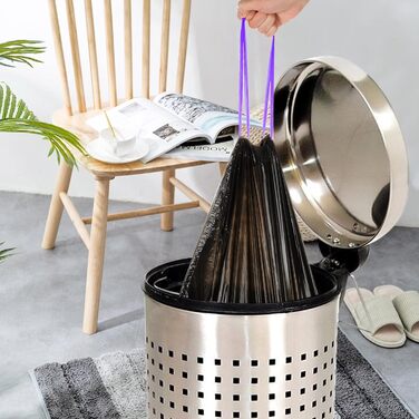 Чорних пакетів для сміття (25 л) зі шнурком, стійких до розривів та протікання, для баків об&39ємом 25-35 літрів, 9 рулонів, 261