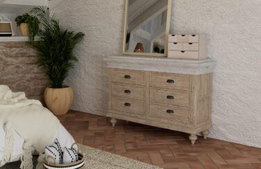 Тумба з 6 шухлядами, береза 40 x 20 x 28 см, 13193