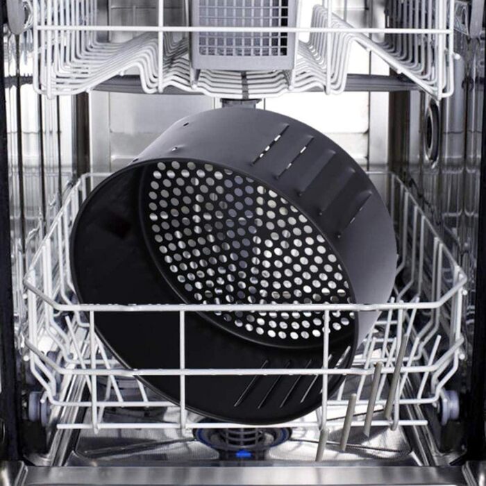 Змінний кошик для фритюрниці Аерофритюрниця 2.6 л/3.5 л Кошик для смаження з антипригарним покриттям Міцне смаження Чавунне деко для випікання Універсальна форма для хліба Аксесуари для фритюрниці для всіх фритюрниць Змінний кошик для фритюрниці 3.5 л