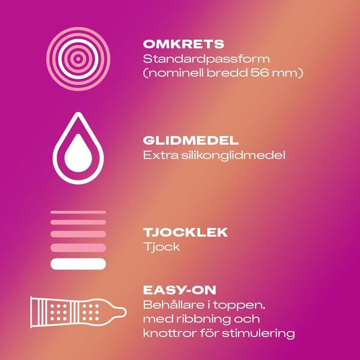 Презервативи Durex Love Sex Pleasure Me, 10 шт