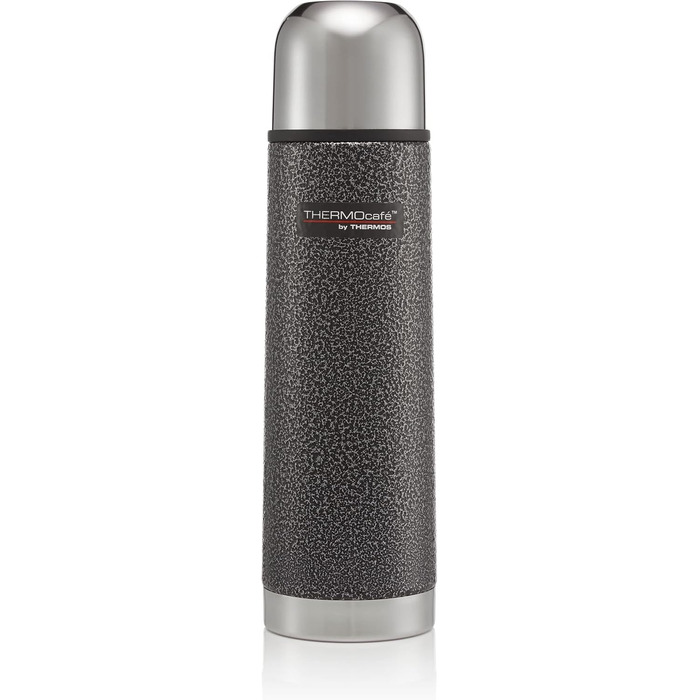 Термос Thermocafe Термос-пляшка / термос з нержавіючої сталі, 0,5 літра, молоткова конструкція