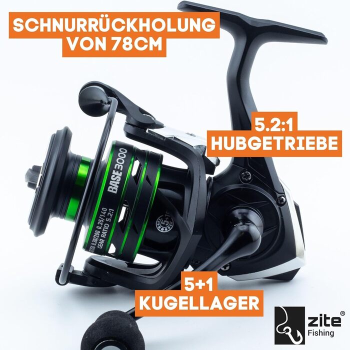 Вудилища Zite Fishing Inzite Base Stick Series Спінінгове вудилище для лову окуня, судака та щуки, виготовлене з карбону 24T, довжиною 225 см та 255 см, вагою 5-85 г Двосекційне вудилище з ручкою з EVA, тримачем гачка та чохлом для вудилища. У комплекті 2