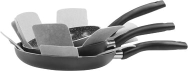 Керамічний набір горщиків підходить для індукції, 14 шт. , набір посуду зі скляною кришкою, керамічним антипригарним покриттям без