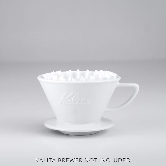 Паперовий фільтр Kalita Wave 155 (100P), білий РОЗМІР 155