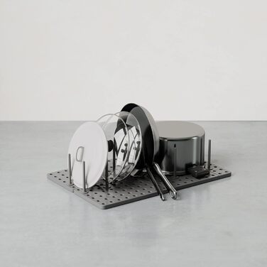 Органайзер для шухляд Umbra Peggy Кухня, кухонна шафа Система організації для зберігання каструль, кришок, контейнерів та іншого,