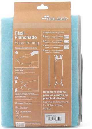 Чохол для прасувальної дошки Rolser Muleton Turquesa 130 x 48 см (FUR003-2088)