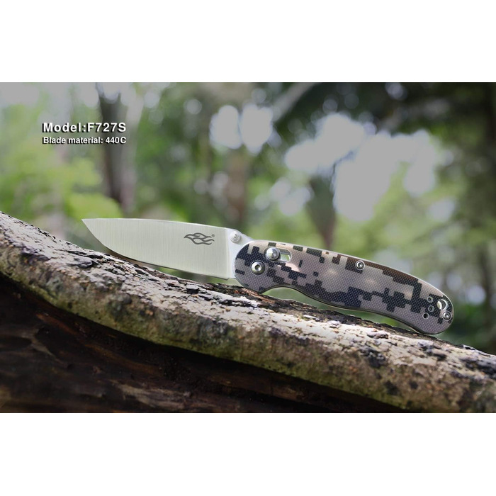 Складаний кишеньковий ніж Firebird GANZO FB727S-CA G10 з кліпсою з нержавіючої сталі 440C клинок Полювання Риболовля Відкритий EDC