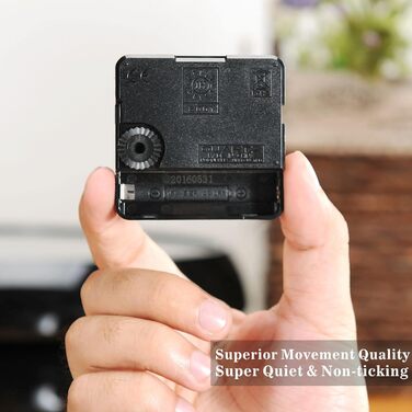 Настінний годинник Plumeet Classic 25см Тихий настінний ретро годинник без цокання для вітальні - спальні - на батарейках (ретро)