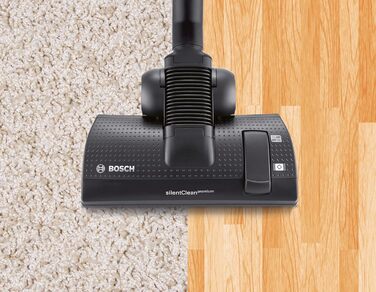 Пилосос без мішка ProSilence Series 8 BGS7MS64, пилосос, безшумний, гігієнічний фільтр, підлогова насадка для паркету, килима, пли