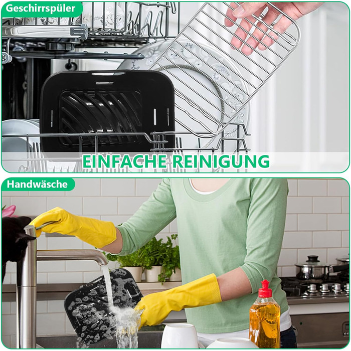 Силіконова форма для аксесуарів для фритюрниці- Аксесуари для фритюрниці Ninja Foodi AF400EU AF500EU Double Stack XL SL400EU 9.5 л, COSORI 8.5 л, аксесуари для двозонної фритюрниці, аксесуари для фритюрниці