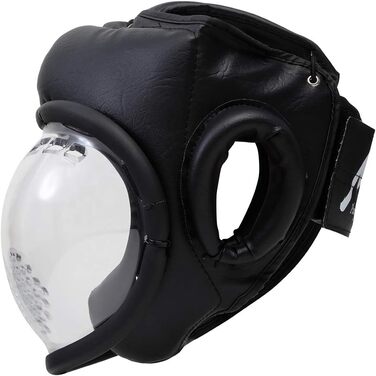 Шолом для спарингу Playwell Kudo Black з повним контактом для зброї - старший