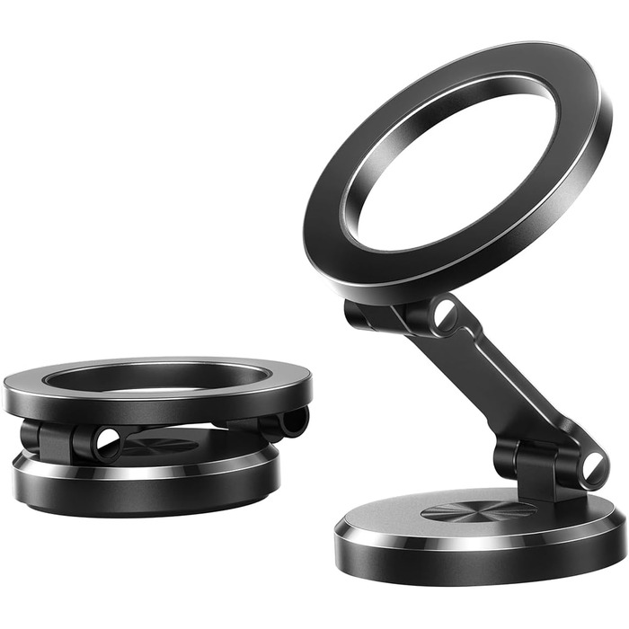 Тримач для мобільного телефону JOYROOM Автомобільний магніт складаний та суцільнометалевий MagSafe з 20 магнітами N55 та обертання