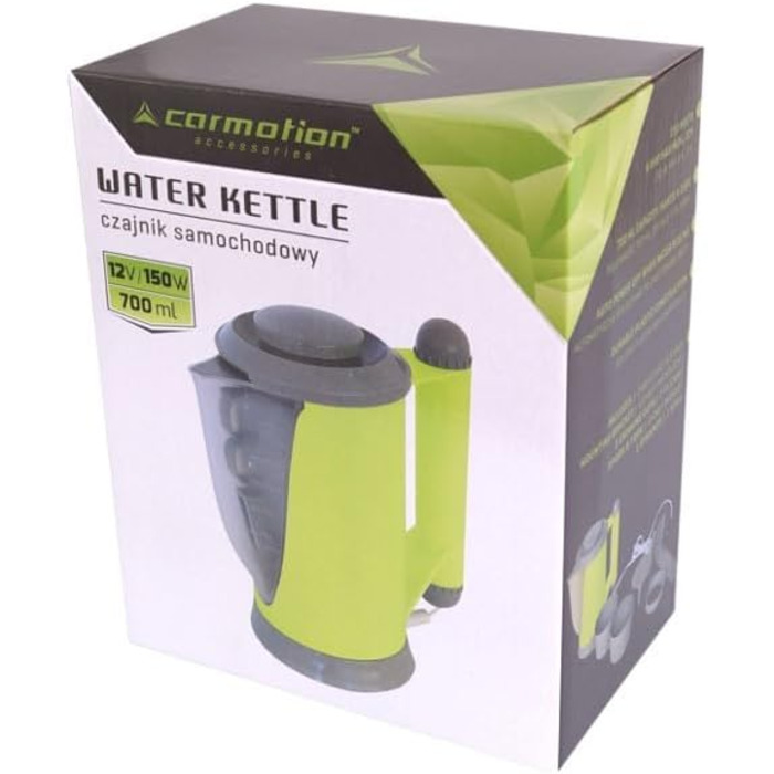 Мобільний водонагрівач для прикурювача - Кемпінговий чайник електричний - Автомобільний чайник ідеально підходить для підігріву ча