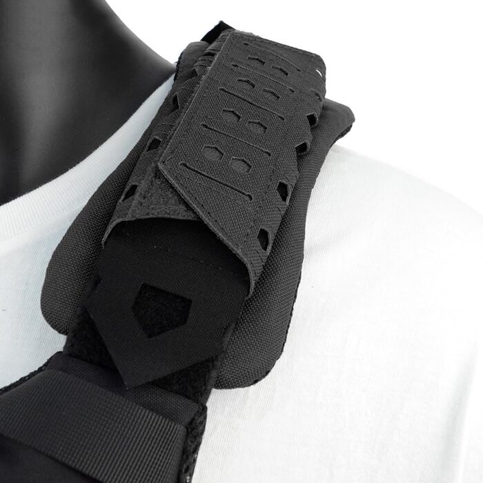 Наплічний ремінь для перенесення, знімна протиударна накладка на ремінь рюкзака Тактична мяка сітчаста підкладка для жилетів Рюкзаки Ремінці для гітари Сумка для риболовлі