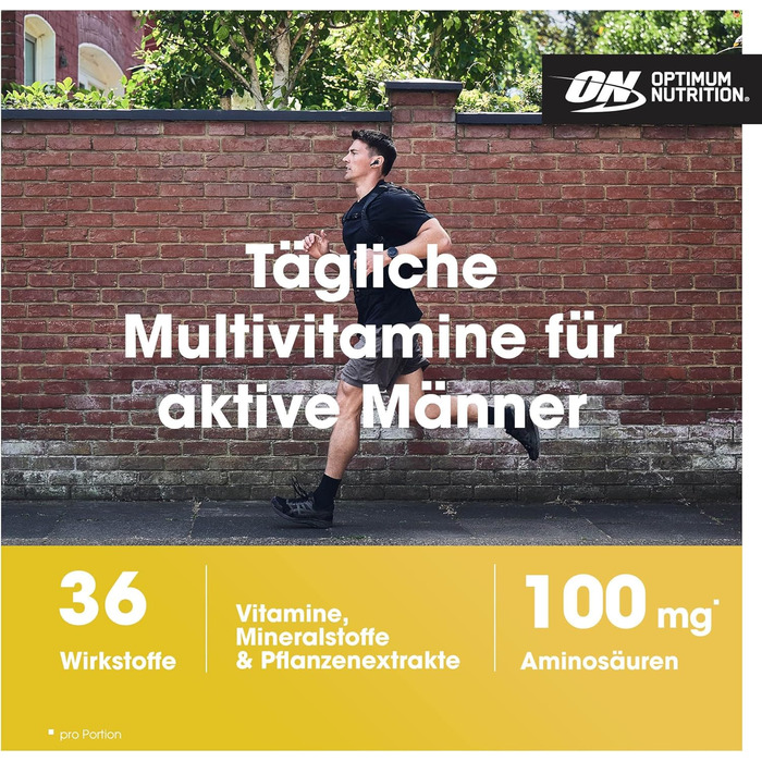 Мультивітаміни Optimum Nutrition Opti-Men, 180 таблеток, 2-місячний запас 180 капсул